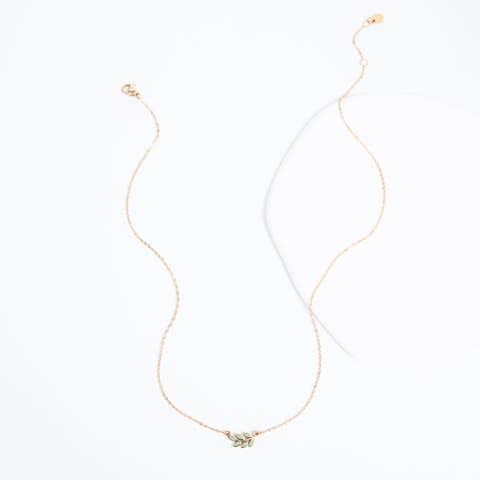 Rowen Leaf Necklace
