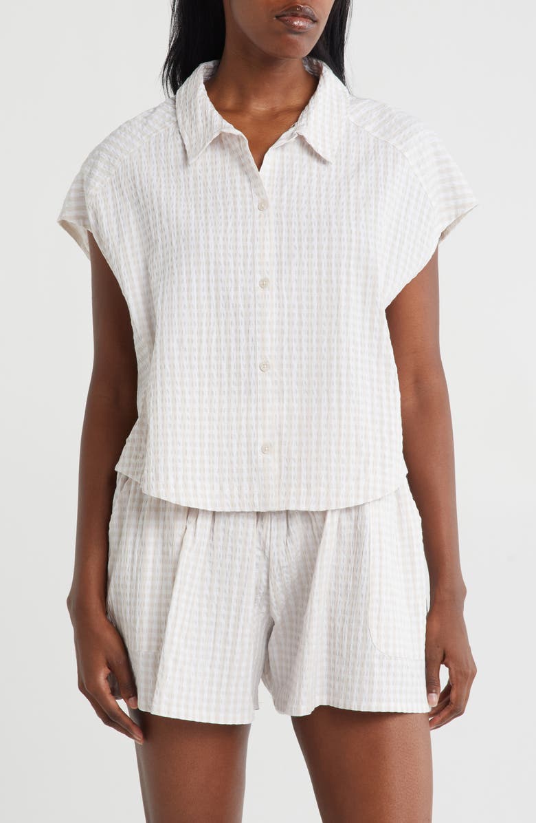 Splendid Gabby Gingham Shirt, Main, color,