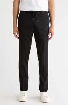 T.R. PREMIUM Slim Fit Solid Linen Blend Trousers