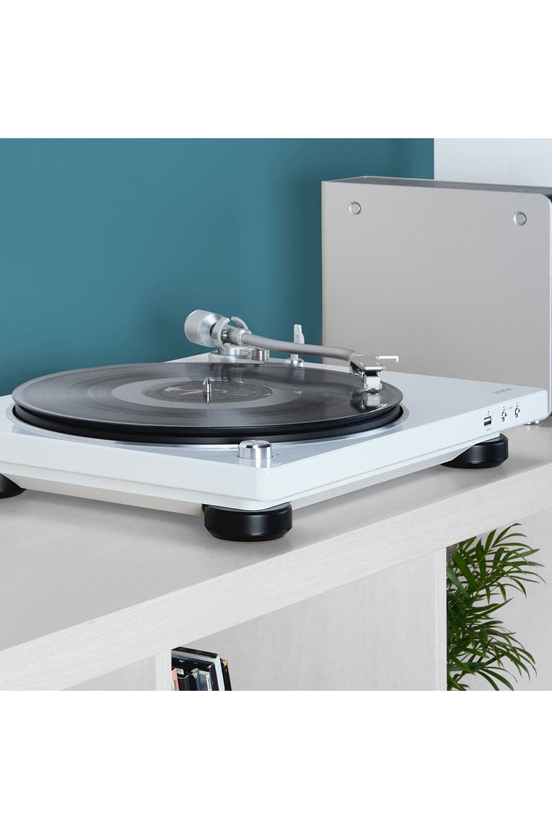 DP-450USB Hi-Fi Turntable with USB Encoder, Alternate, color, White