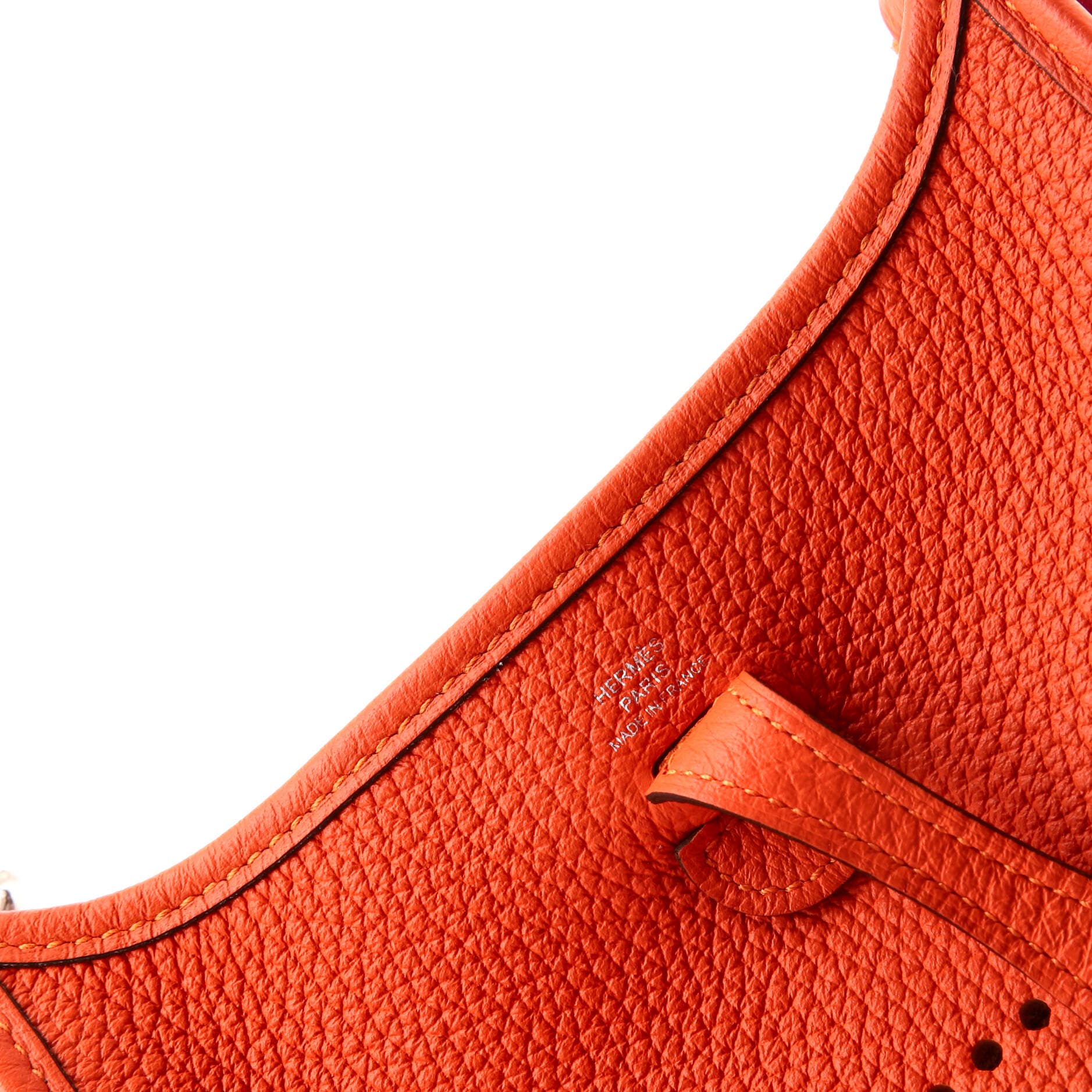 Pre-Owned Hermes Evelyne Bag Gen III Clemence TPM, Alternate, color, Feu