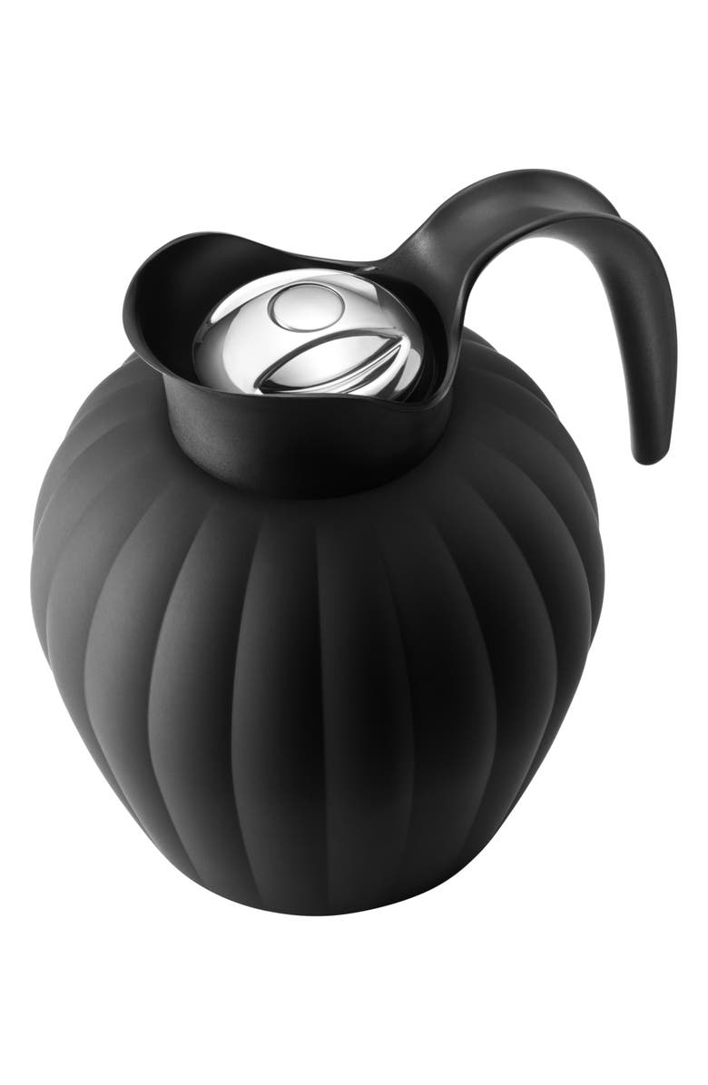 Georg Jensen Bernadotte Thermo Jug, Alternate, color, Black