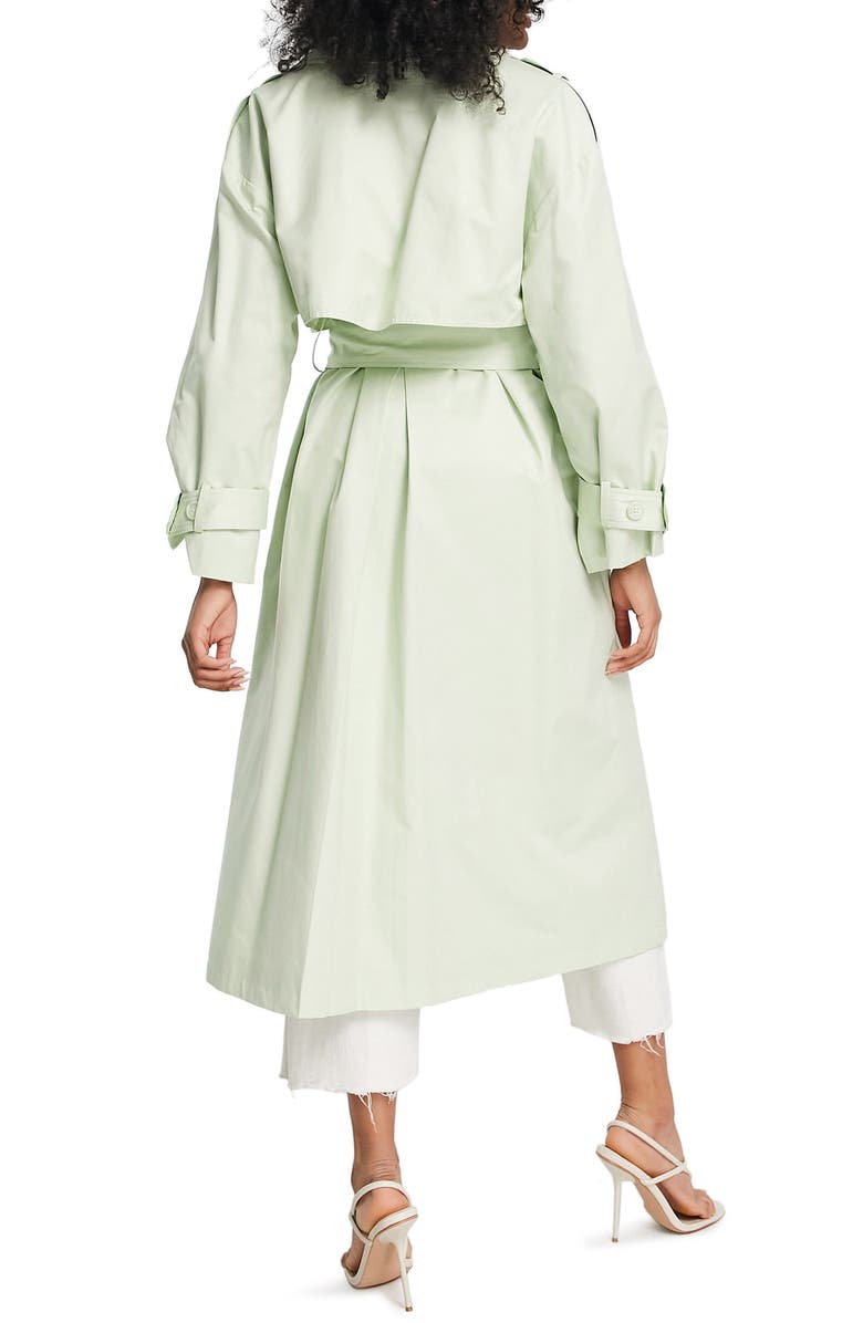 ASOS DESIGN Edition Longline Trench Coat, Alternate, color, 