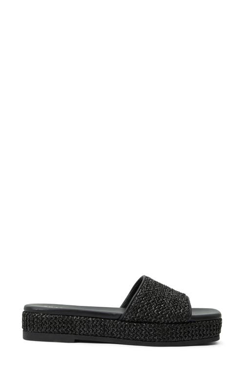 Jack Rogers Bay Flatform Sandal In Black