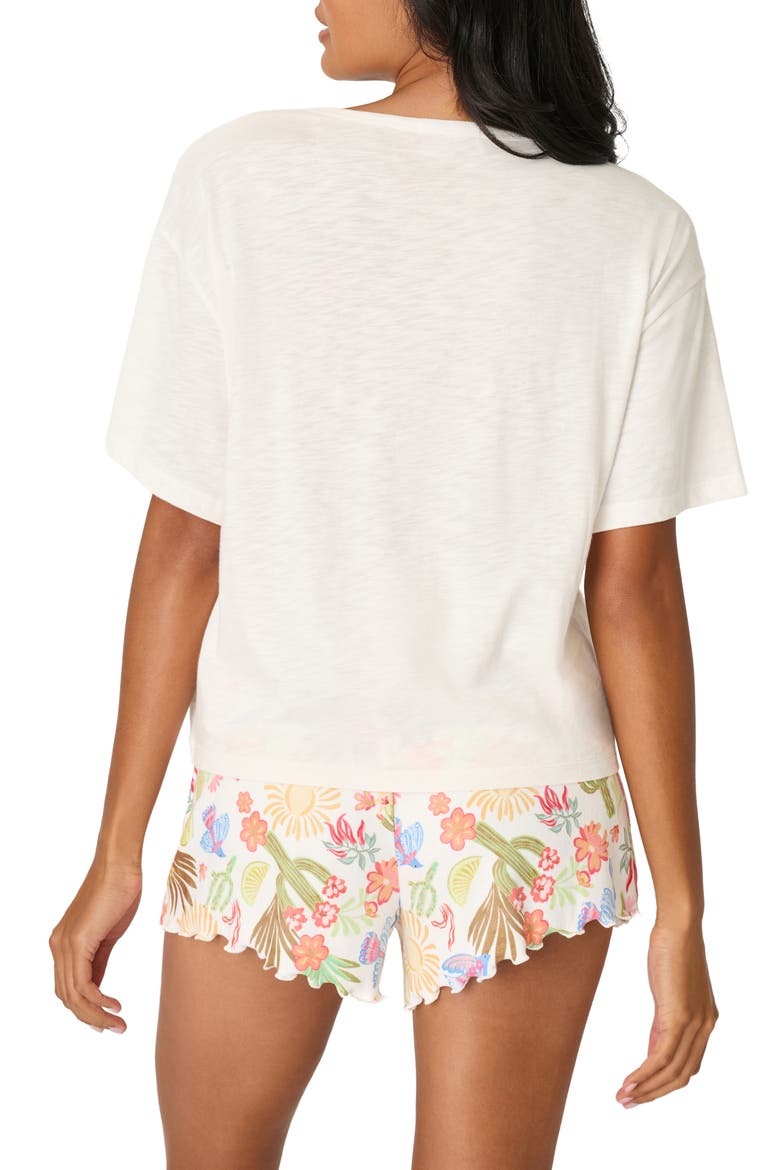 Feelin Prickly Pajama Top, Alternate, color, IVORY