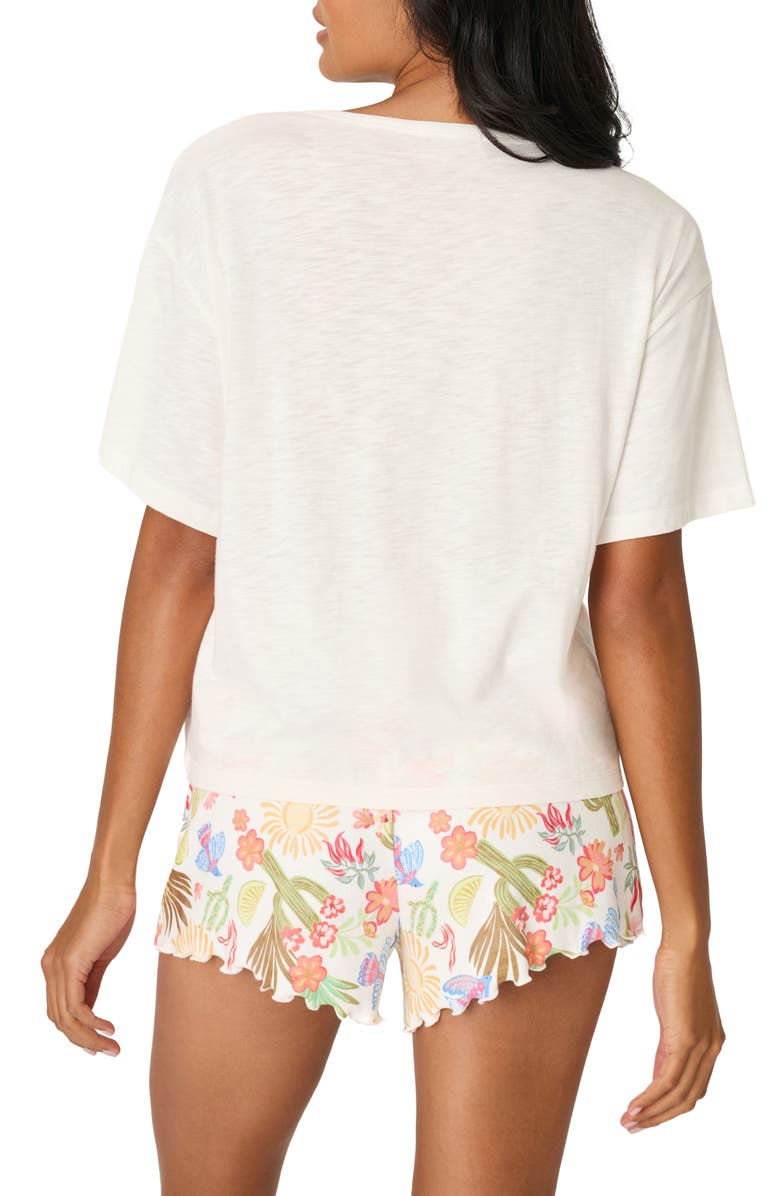 PJ Salvage Feelin Prickly Pajama Top, Alternate, color, Ivory