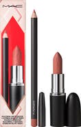 MAC Cosmetics Topsy Teddy Matte Lipstick + Lip Liner Gift Set $50 Value