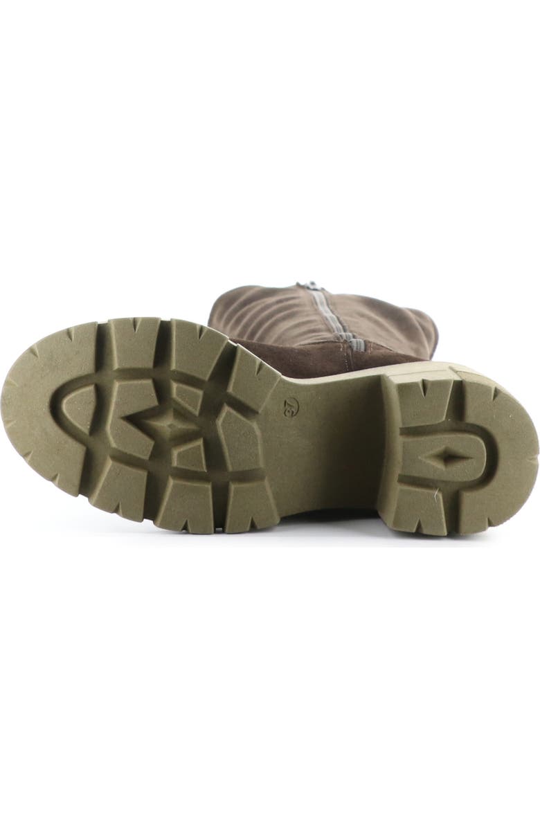 Bos. & Co. Brenna Waterproof Platform Knee High Boot, Alternate, color, Dark Brown/ Brown/ Khaki