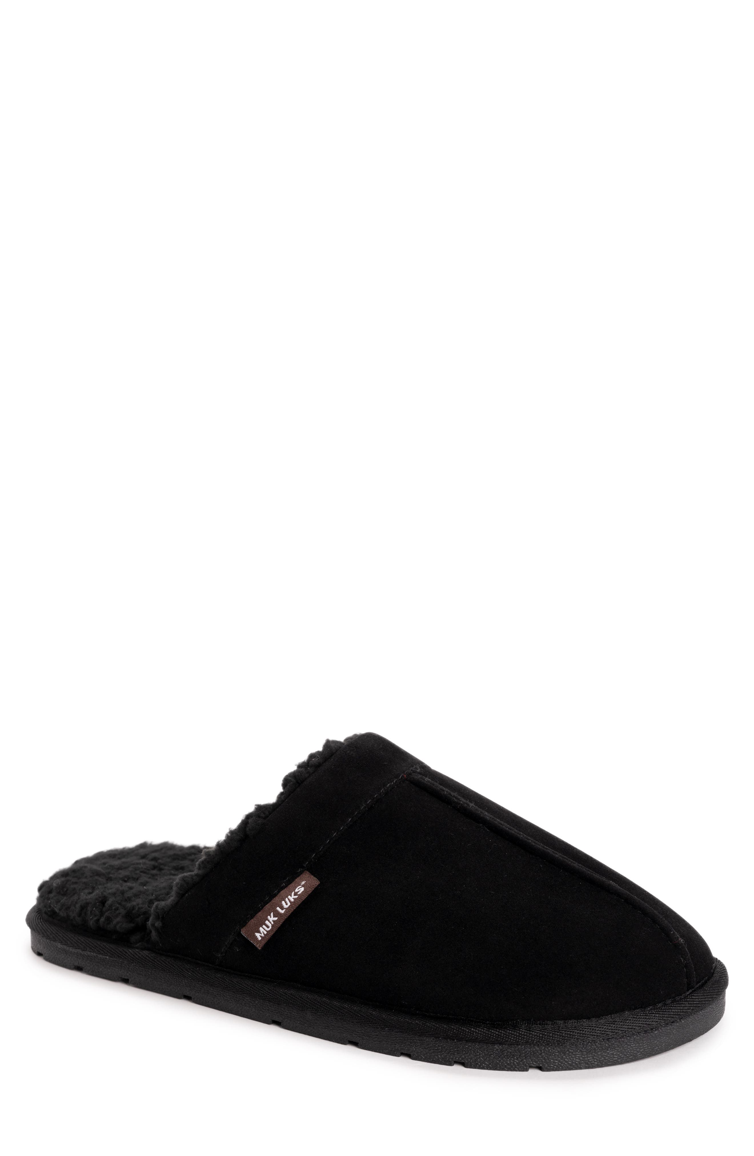 MUK LUKS Abbot Faux Shearling Lined Slipper, Main, color, 