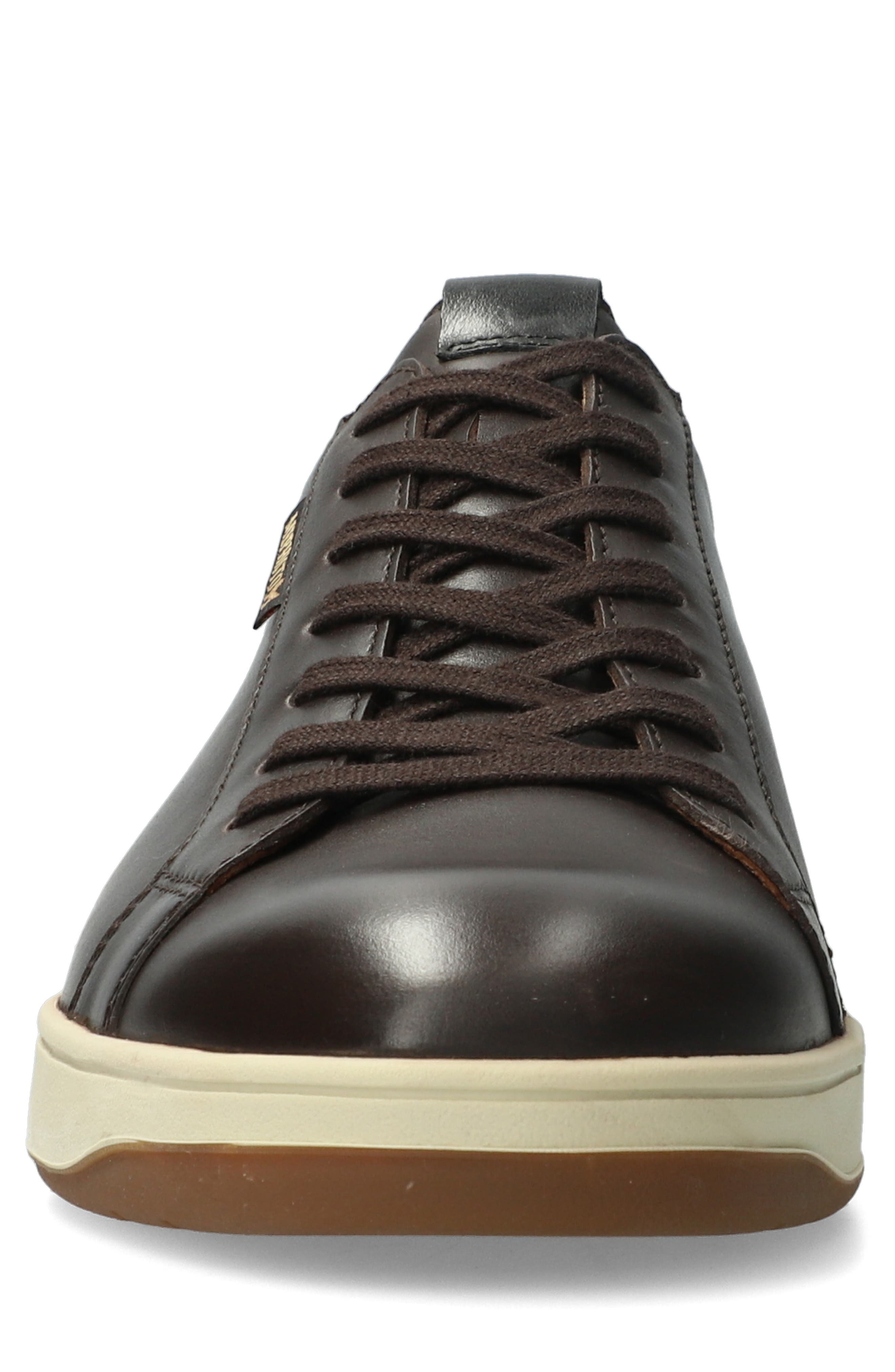 Hasko Low Top Sneaker, Alternate, color, BROWN