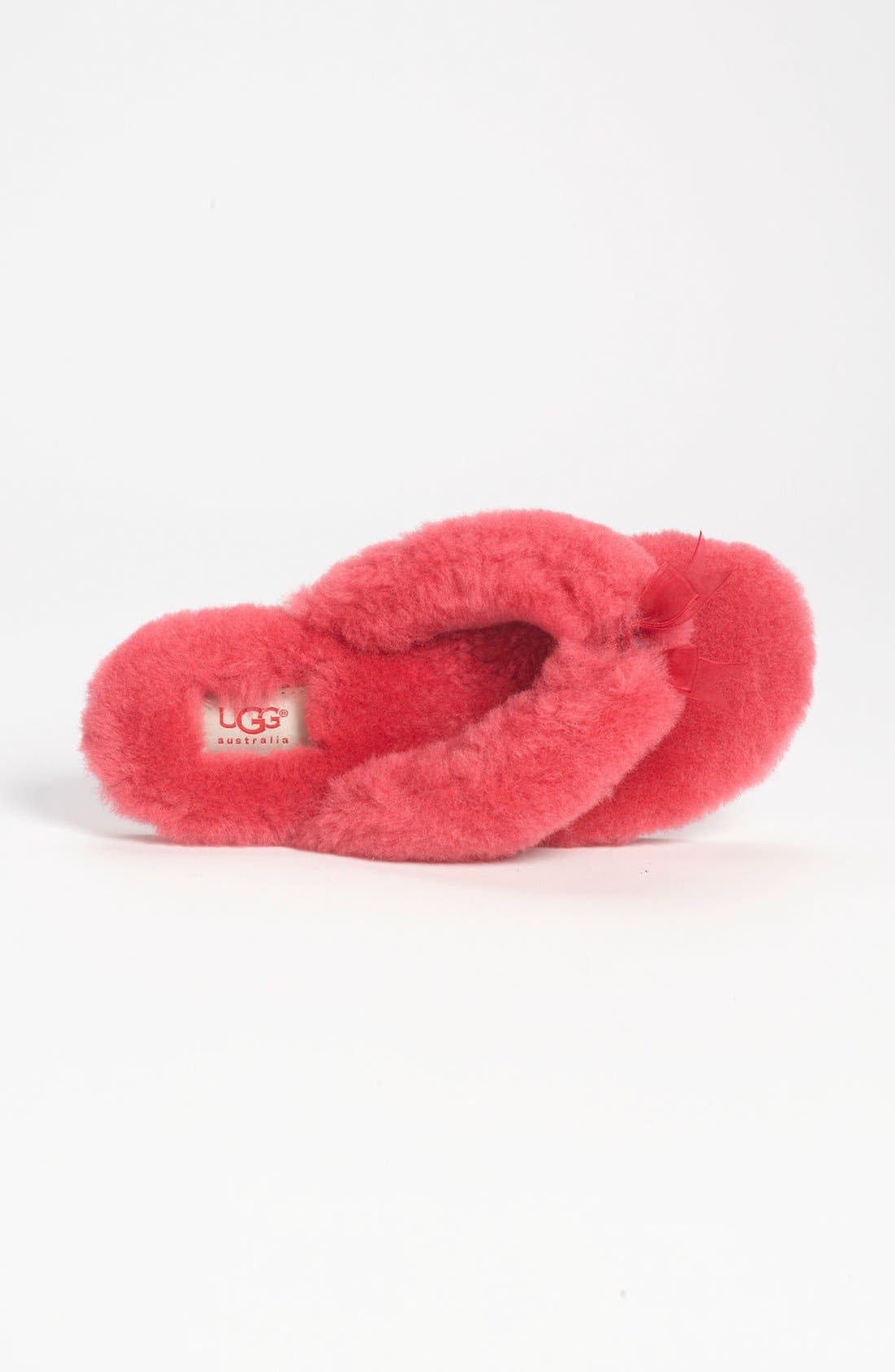 'Fluff II' Flip Flop, Alternate, color, RED LIGHT