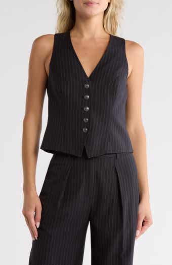Ramy Brook Lera Pinstripe Vest