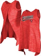 New Era Women's New Era  Red Tampa Bay Buccaneers  Space Dye Active Tank Top