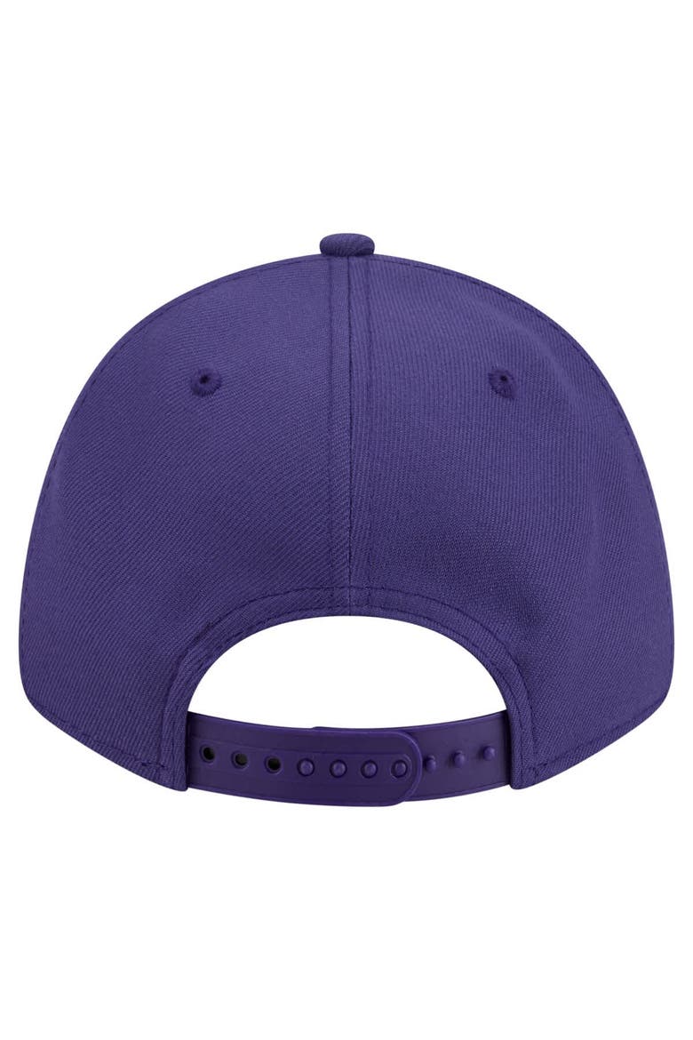 Men's New Era  Purple Baltimore Ravens Core Team 9FORTY Adjustable Hat, Alternate, color, Purple