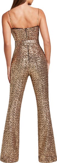 Lucinda Sequin Sleeveless Jumpsuit