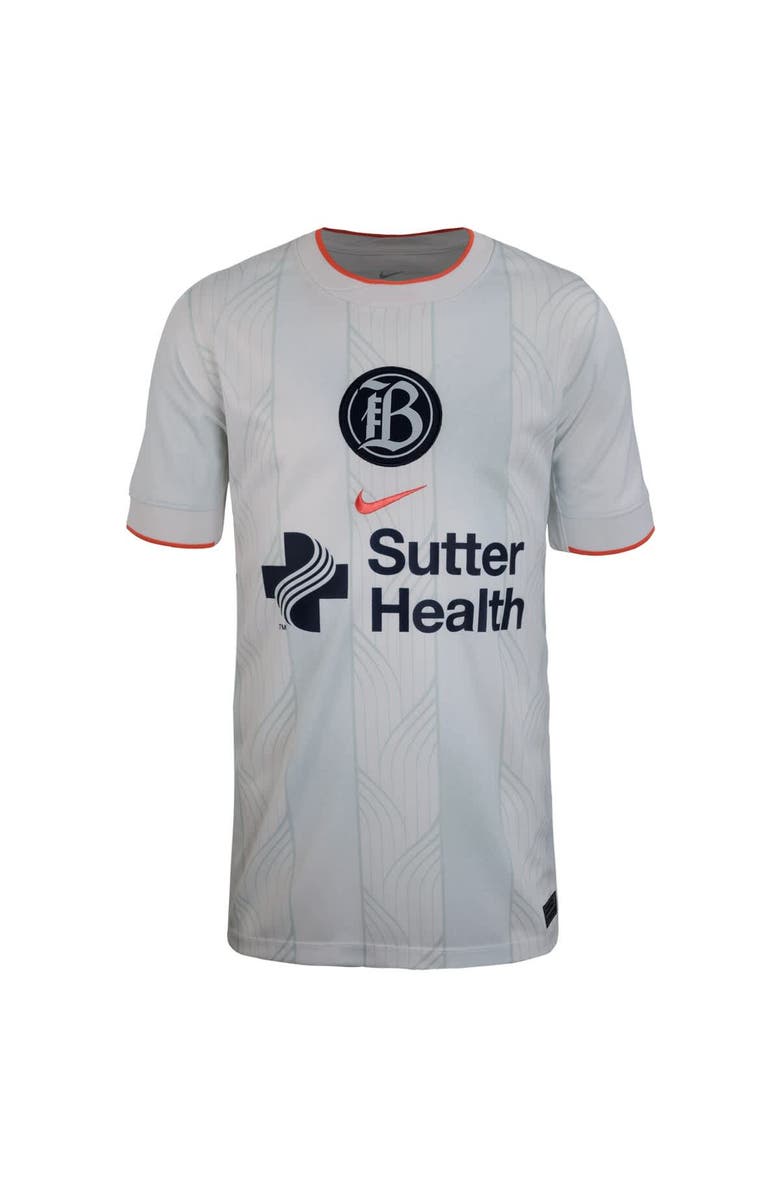 Nike Men's Nike White Bay FC 2025 Secondary Stadium Replica Jersey, Alternate, color, White