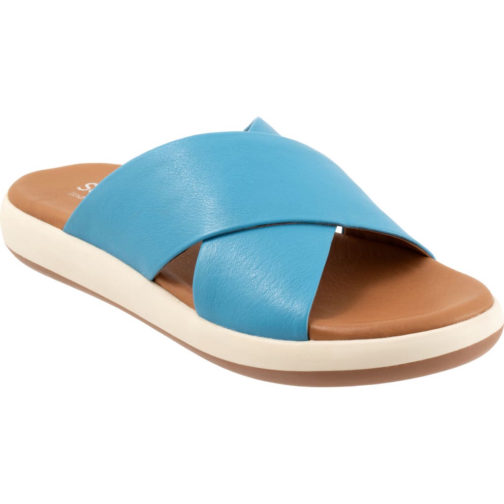 Softwalk ® Jesi Slide Sandal In Sky Blue