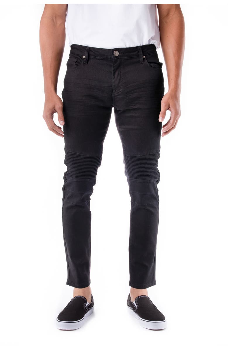 XRAY Standard-Fit Moto Detail Jeans, Main, color, 