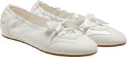 VIVAIA Yanka Round-Toe Satin Sneakerina