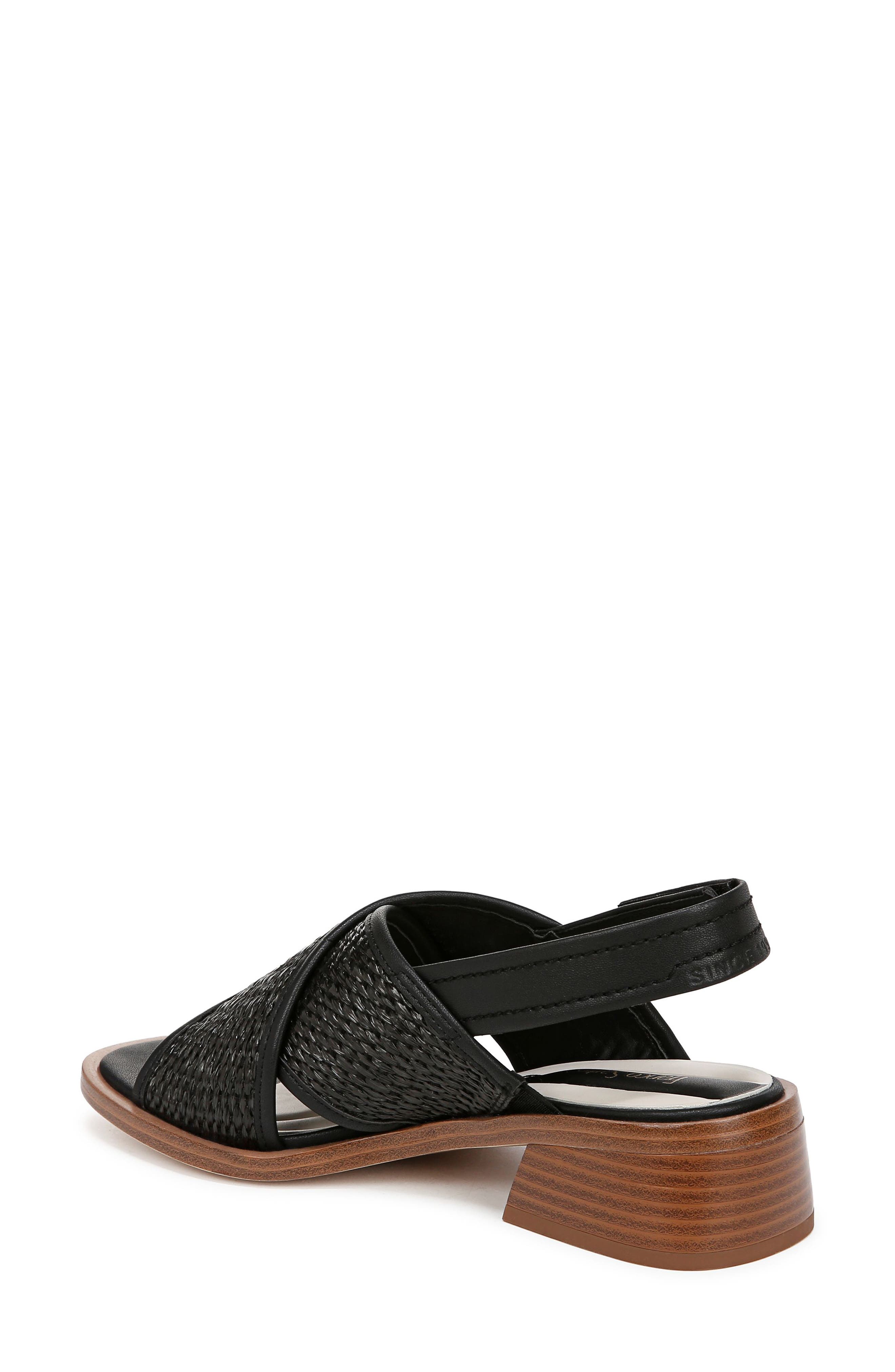 Franco Sarto Silvie Slingback Sandal, Alternate, color, Black