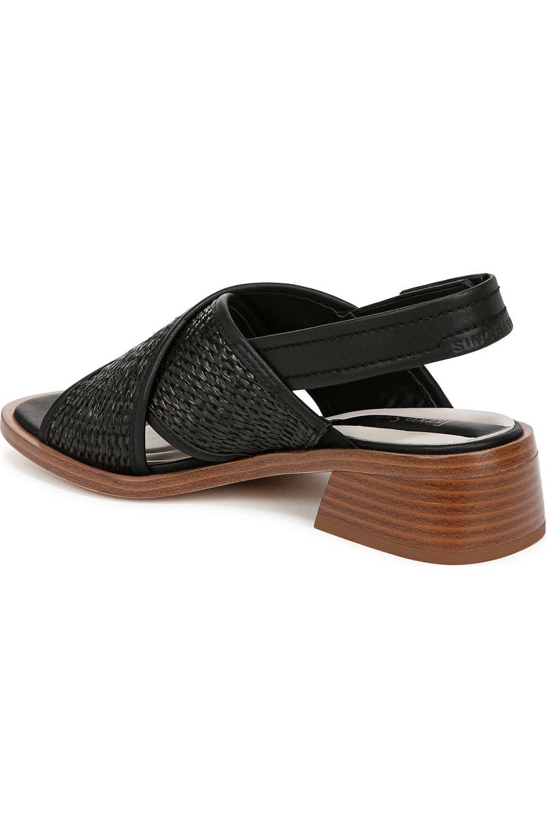 Franco Sarto Silvie Slingback Sandal, Alternate, color, Black