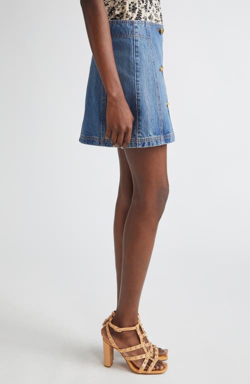 Ulla Johnson The Clara Denim Miniskirt In Blue