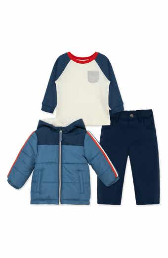 Little Me 3-Piece Hooded Jacket, Shirt & Pants Set