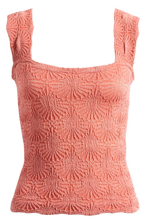 Free People Love Letter Floral Knit Camisole In Pink