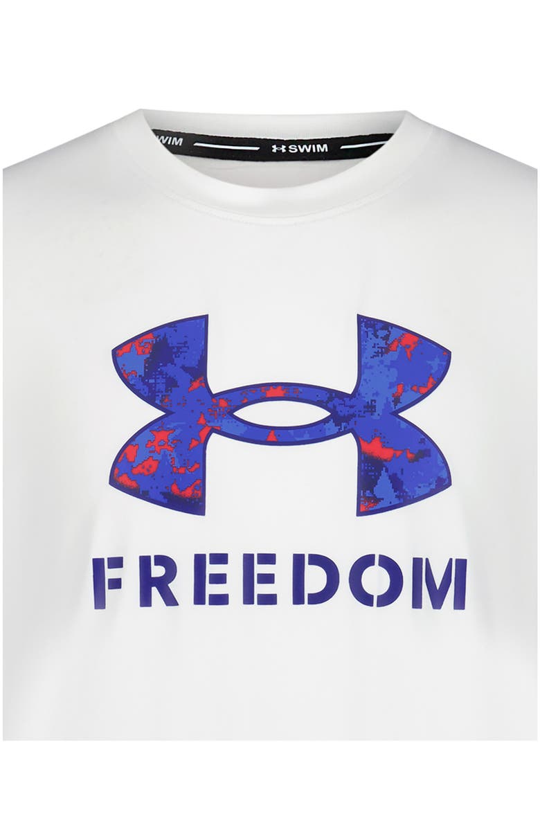 Under Armour Kids' Freedom Surf T-Shirt, Alternate, color, White