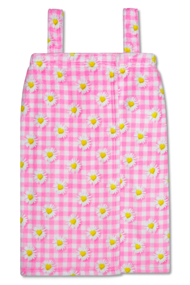 Kids' Daisy Love Spa Wrap, Main, color, PINK MULTI