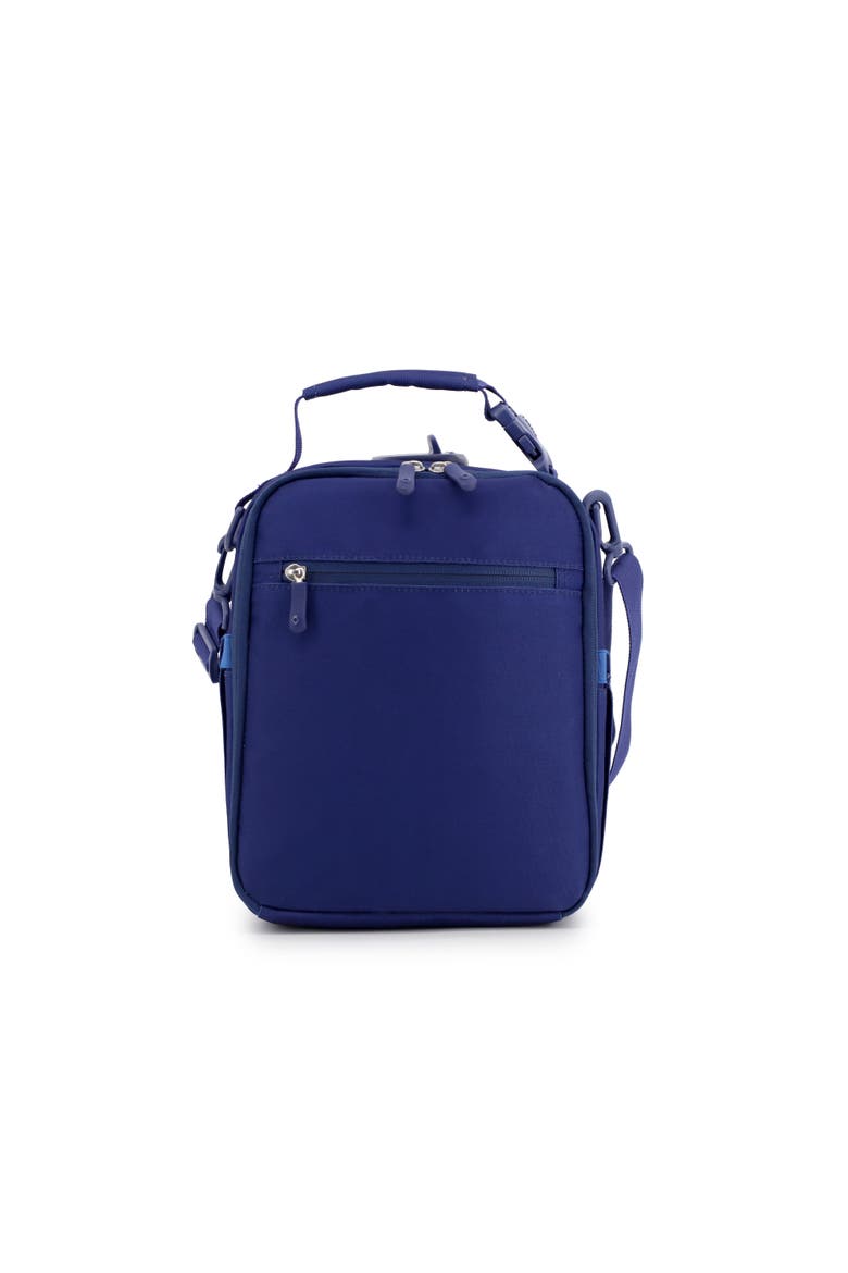 Cole Insulated Lunch Bag with Adjustable Strap, Alternate, color, Navy
