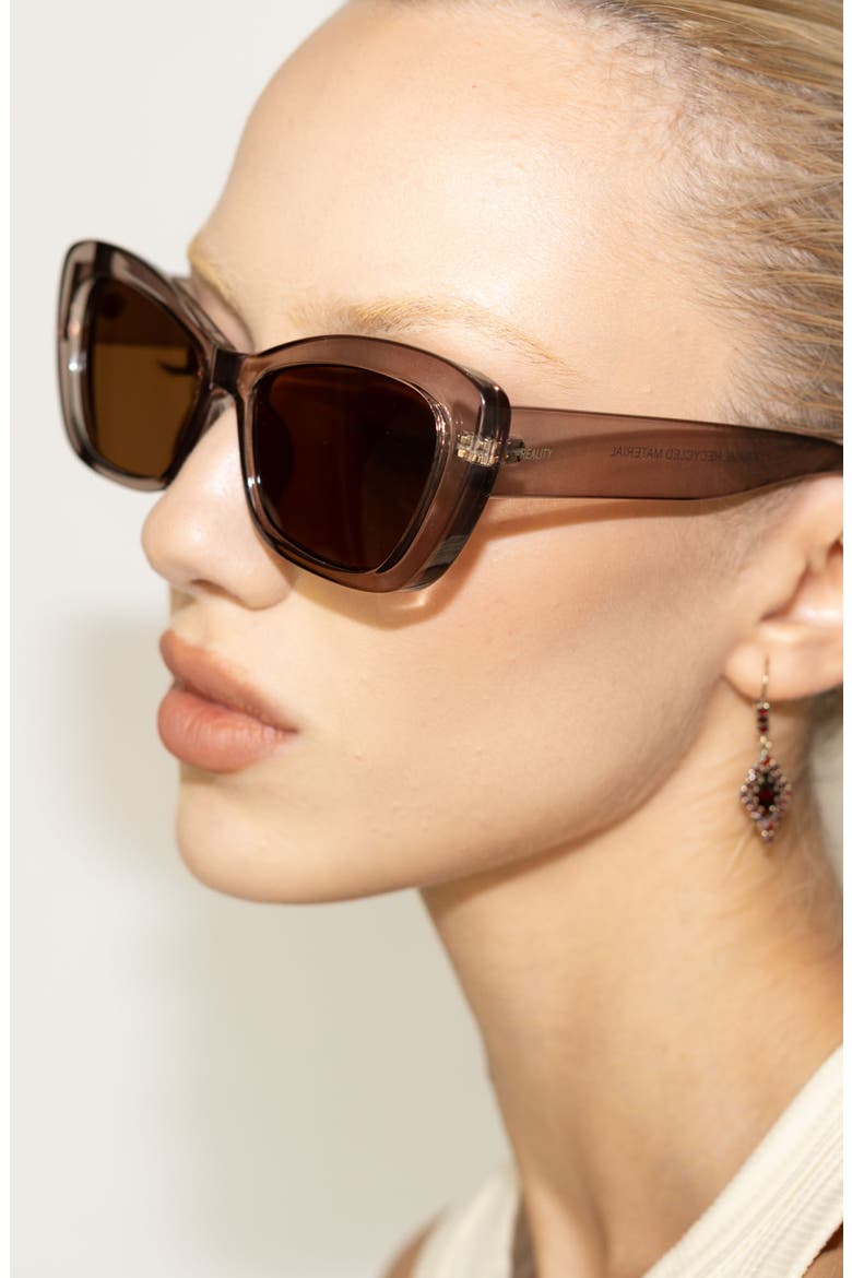 Absolutely Flawless Sunglasses, Alternate, color, Grey Mocca