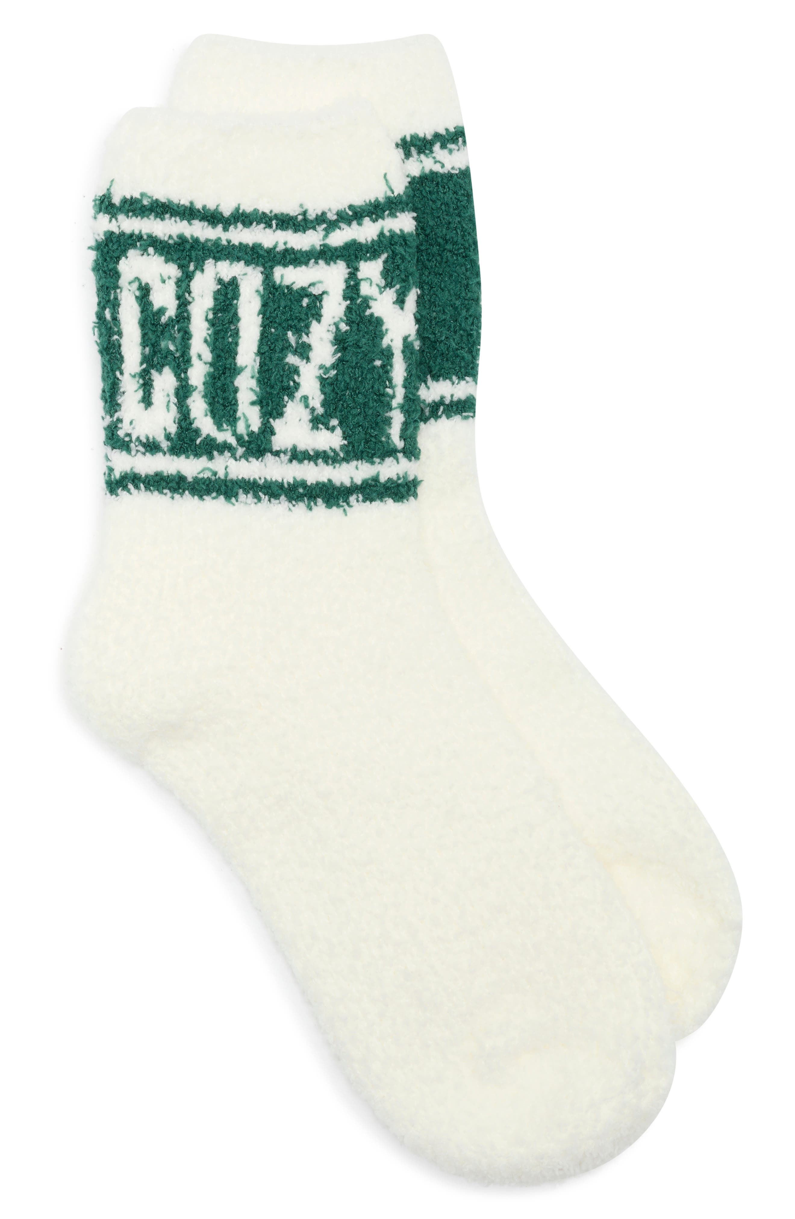 WORN/WEST Cozy Stripe Crew Socks