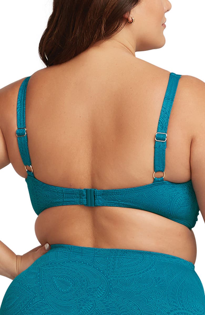 Artesands La Traviata Delacroix Cross Front D-Cup & Up Bikini Top, Alternate, color,