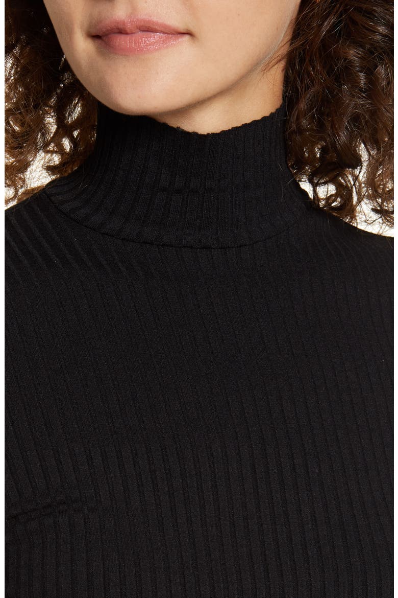 Luxe Rib Top, Alternate, color, BLACK RIB