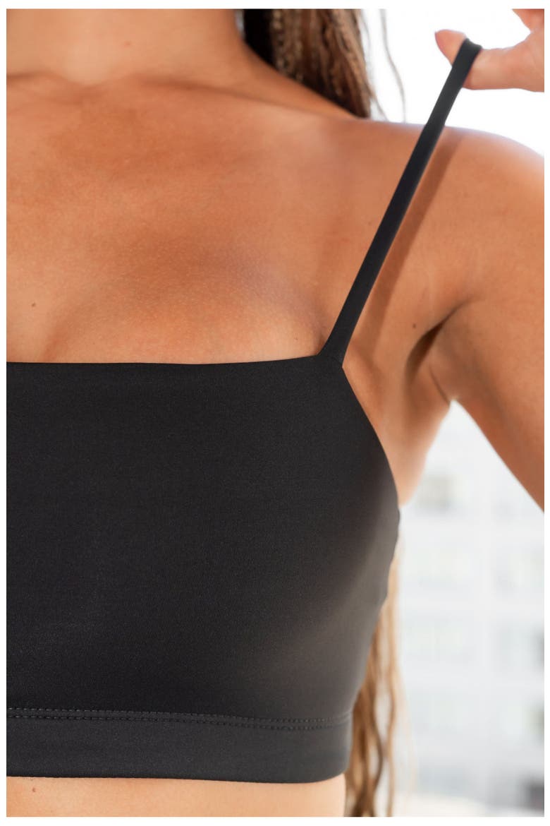 Pulse Bandeau Bra, Alternate, color, Midnight Washed