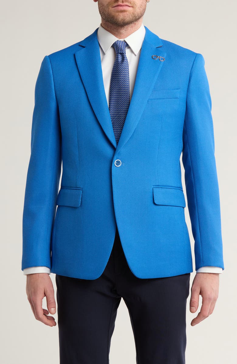 T.R. PREMIUM Slim Fit Pocket Blazer, Main, color, Royal