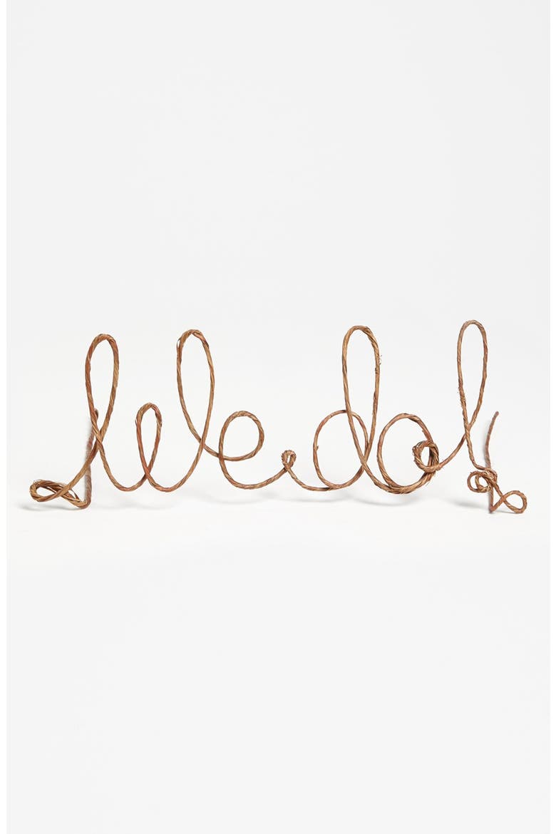 'We Do' Rustic Cake Topper, Alternate, color, WOOD