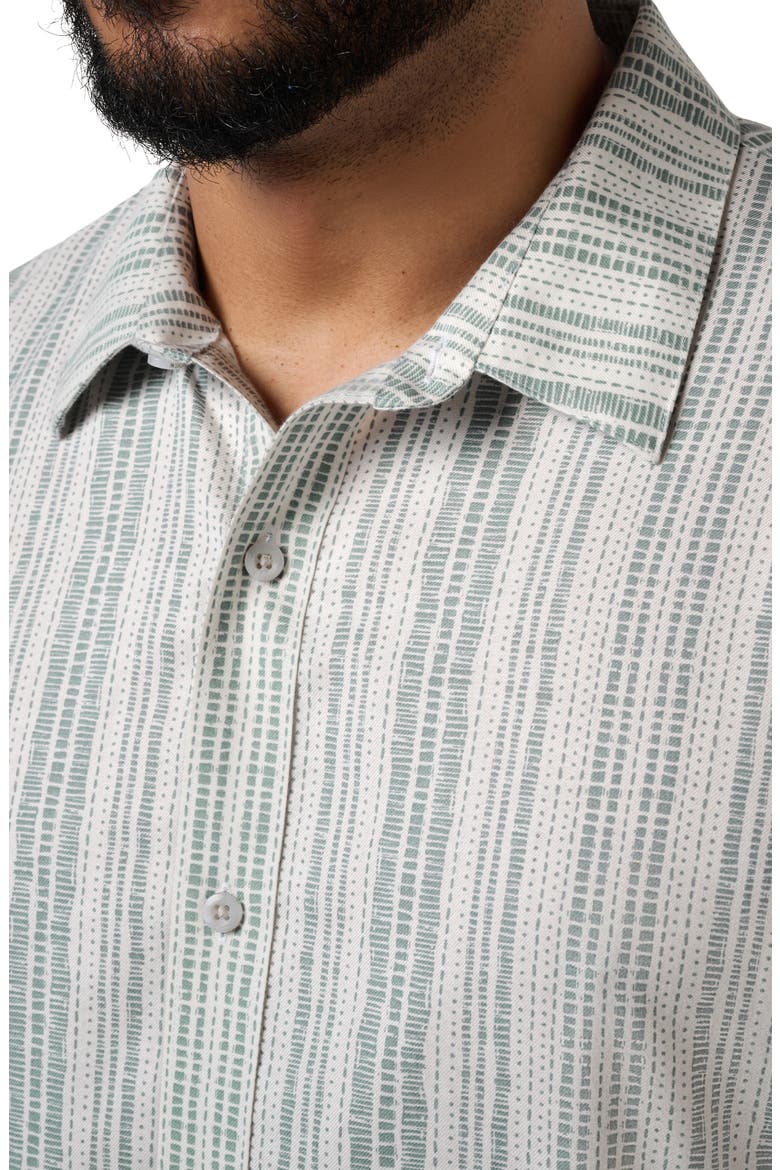 Meant for More Short Sleeve Button-Up Shirt, Alternate, color, WHITE/ ARONA