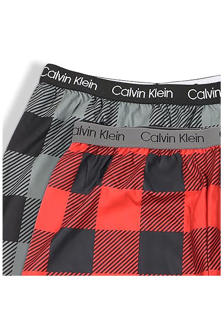 Kids' 2-Pack Sleep Pants, Alternate, color, RED PLAID/BLACK PLAID