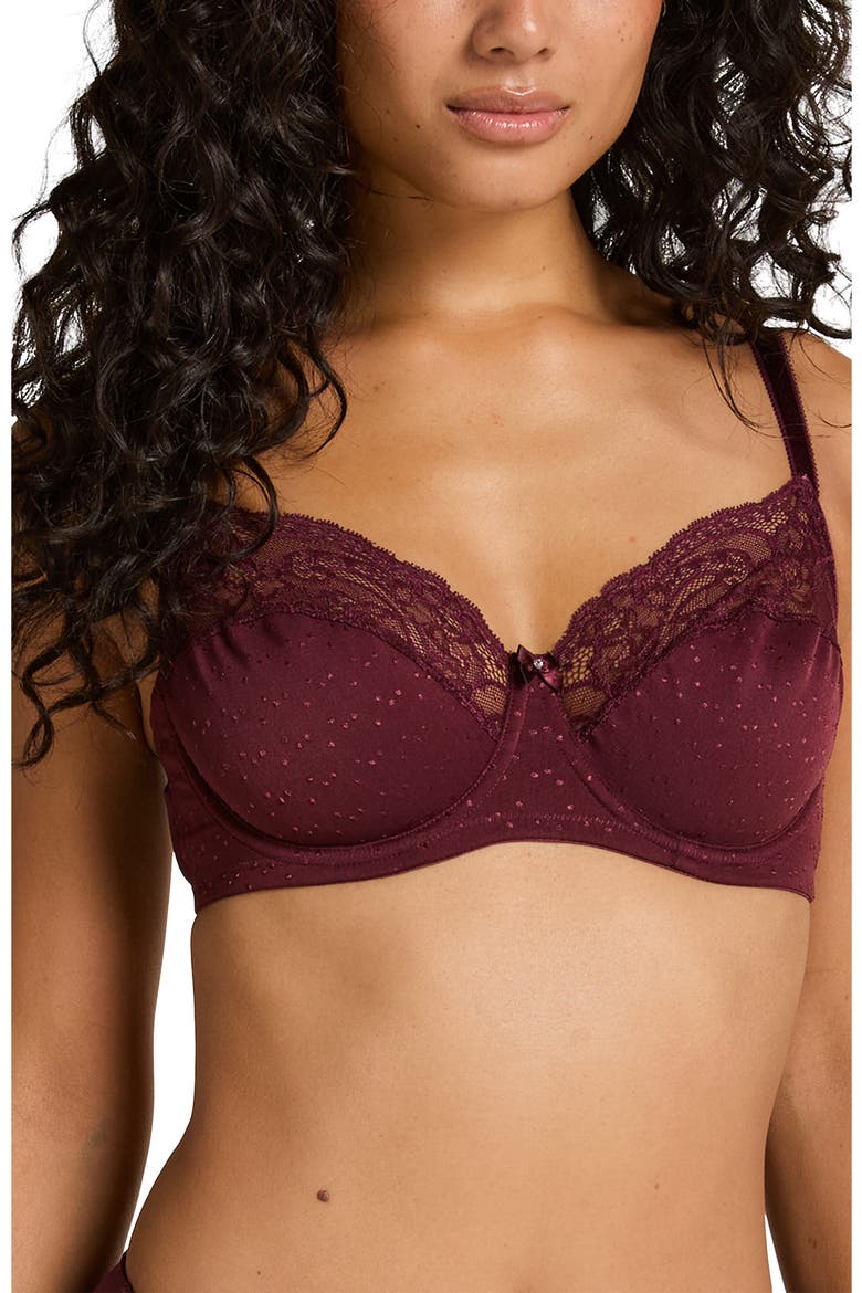 Sophie Non-Padded Underwired Bra, Main, color, Red