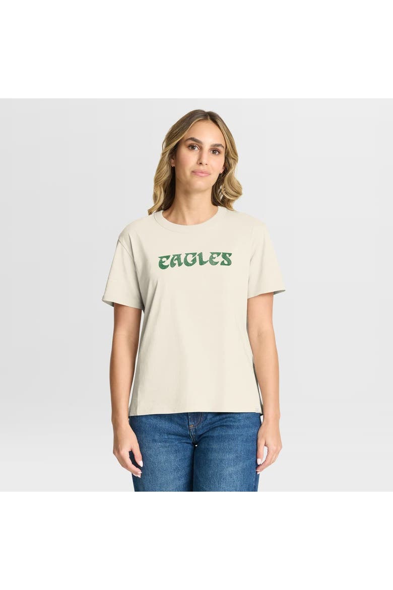 Women's Fanatics Cream Philadelphia Eagles Dove Legacy T-Shirt, Main, color, Cream