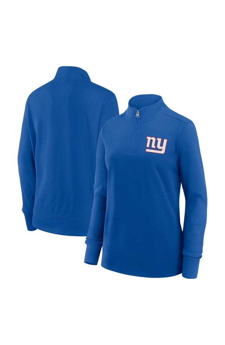 Logo Athletic Women's Logo Athletic Royal New York Giants Velocity Quarter-Zip Jacket, Main, color, Royal
