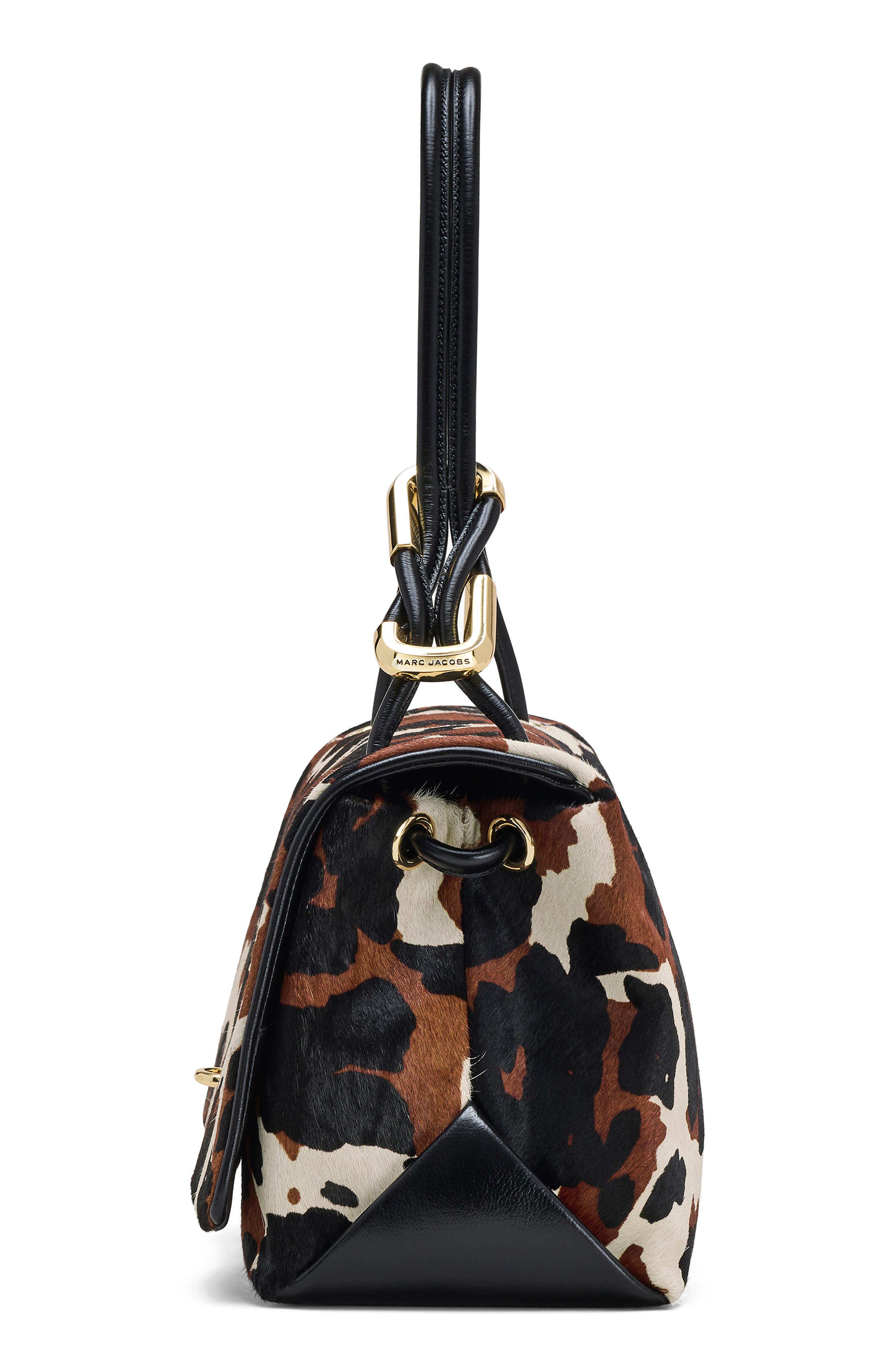 Marc Jacobs THE LARGE DUAL SHOULDER, Alternate, color, Mocha Multi
