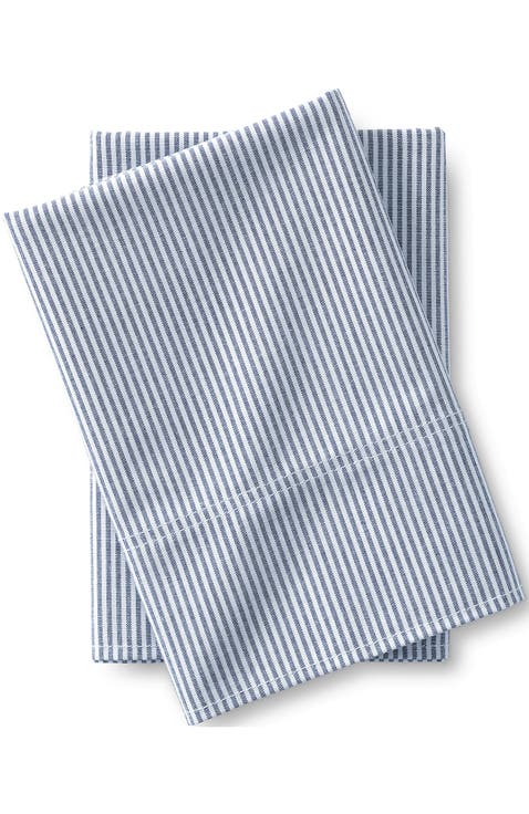 Cotton Oxford Stripe Pillowcases