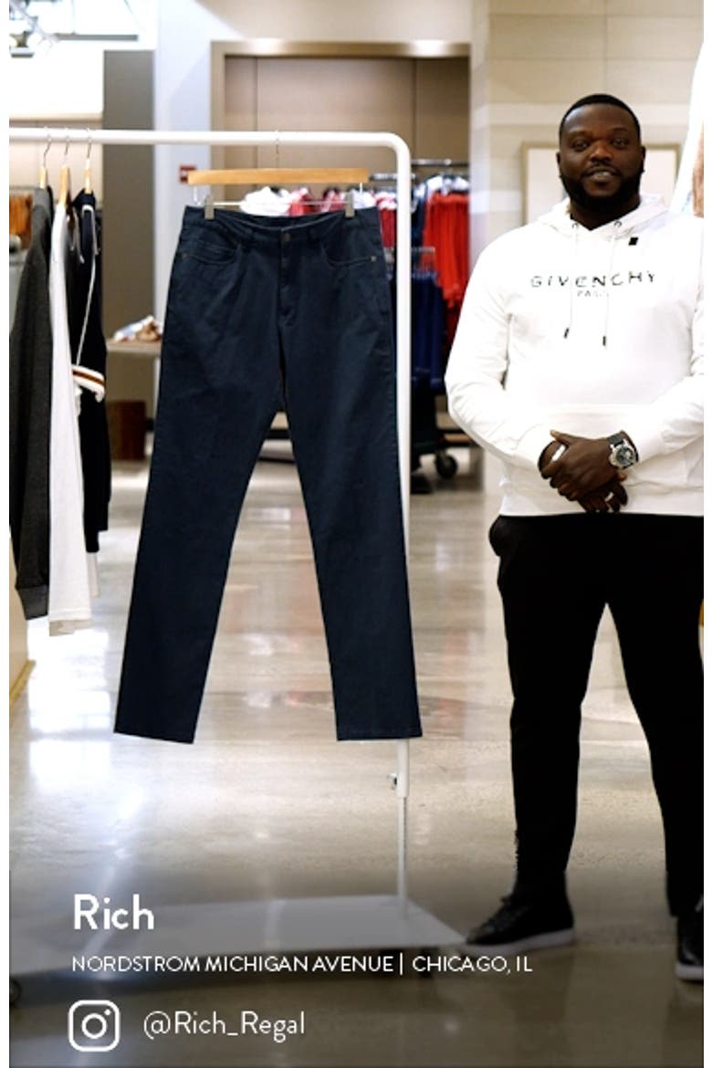Comfort Stretch Flat Front Pants video