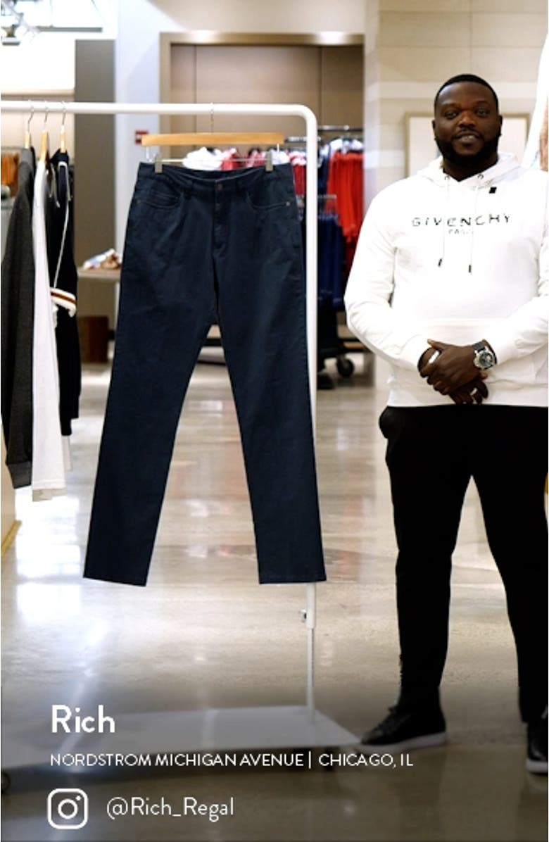 Comfort Stretch Flat Front Pants, sales video thumbnail