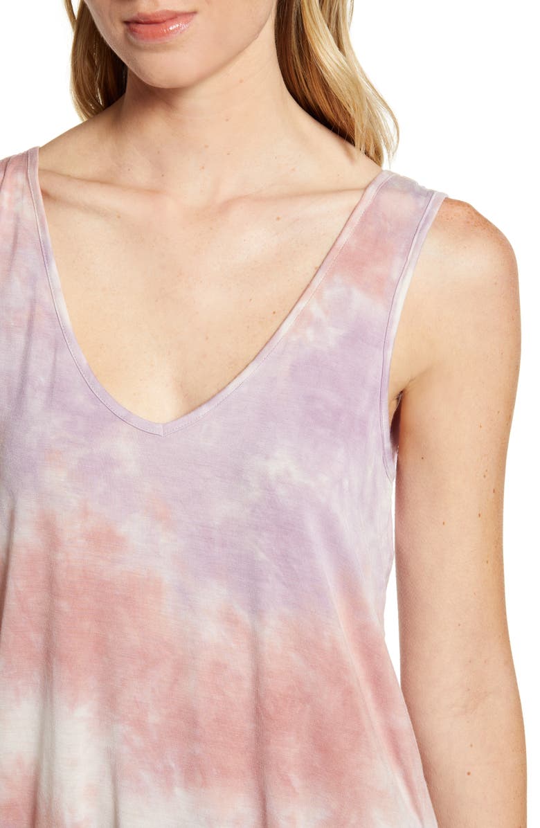 Splendid Purple Haze Treatment Tank Top, Alternate, color, 