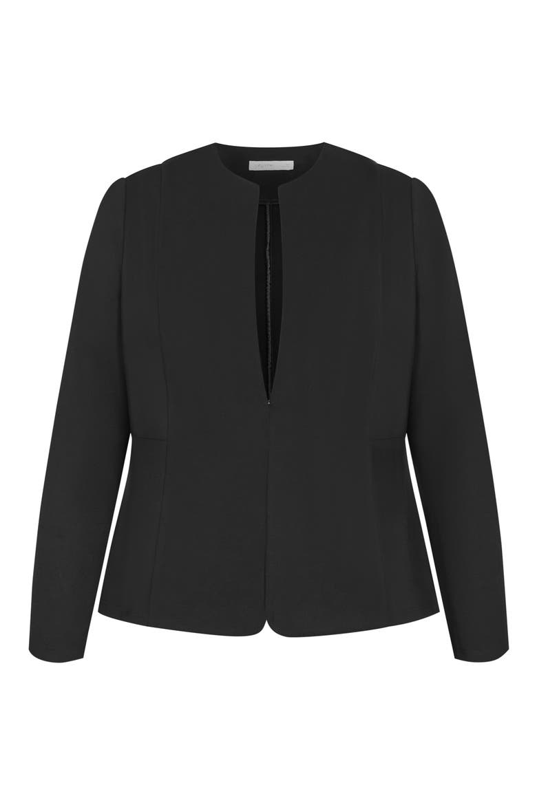 Peyton Ponte Jacket, Alternate, color, BLACK