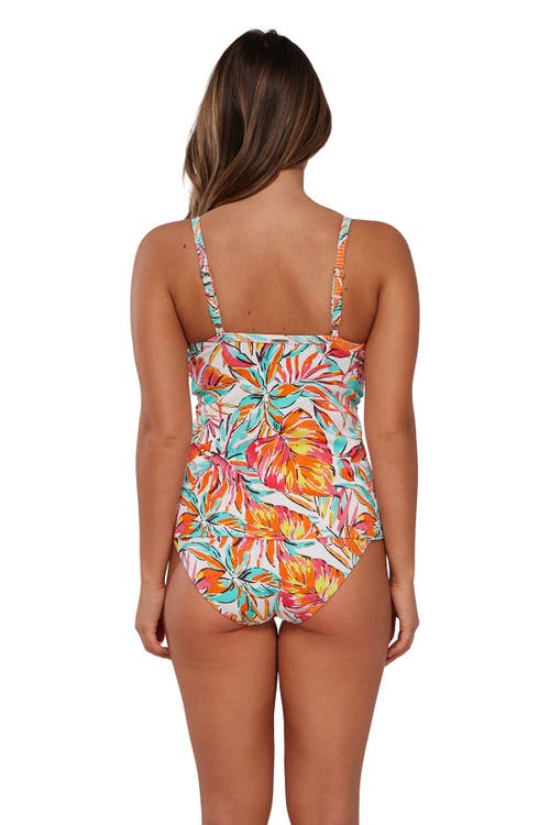 SUNSETS SUNSETS FOREVER TANKINI SWIMSUIT TOP 